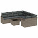 Set de canapele pentru grădină 9 pcs Gri 55 x 55 x 37 cm - WALTI WALTI