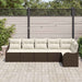 Set de canapele pentru grădină cu pernă 6 pcs Maro Rattan poli - WALTI WALTI