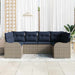 Set de canapea 6 buc. Gri [Sintetic]: Poli Rattan - WALTI WALTI