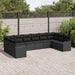 Set de canapele pentru grădină 10 pcs Negru Rattan poli - WALTI WALTI
