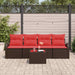 Set de canapele pentru grădină Maro 55 x 55 x 37 cm poliratan - WALTI WALTI