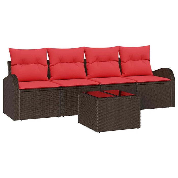 Set de canapele pentru grădină Maro 55 x 55 x 37 cm poliratan - WALTI WALTI