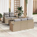 Set de canapele pentru grădină 6 pcs Bej 55 x 55 x 37 cm - WALTI WALTI