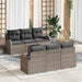 Set de canapele pentru grădină 7 pcs Gri 55 x 55 x 37 cm - WALTI WALTI