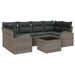 Set de canapele pentru grădină 7 pcs Gri 55 x 55 x 37 cm - WALTI WALTI
