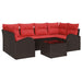 Set de canapele pentru grădină Maro 55 x 55 x 37 cm poliratan - WALTI WALTI