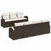 Set de canapele pentru grădină 8 pcs Maro 55 x 55 x 37 cm - WALTI WALTI