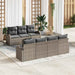 Set de canapele pentru grădină 8 pcs Gri 55 x 55 x 37 cm - WALTI WALTI