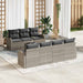 Set de canapele pentru grădină 8 pcs Gri deschis - WALTI WALTI