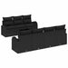 Set de canapele pentru grădină 8 pcs Negru 55 x 55 x 37 cm - WALTI WALTI