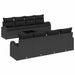 Set de canapele pentru grădină 7 pcs Negru 55 x 55 x 37 cm - WALTI WALTI