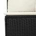 Set de canapele pentru grădină 4 buc. Negru poliratan - WALTI WALTI