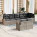 Set de canapele pentru grădină cu pernă 8 pcs 289 x 124 x 85 cm - WALTI WALTI