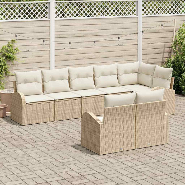 Set de canapele pentru grădină cu pernă 8 pcs 289 x 124 x 85 cm - WALTI WALTI