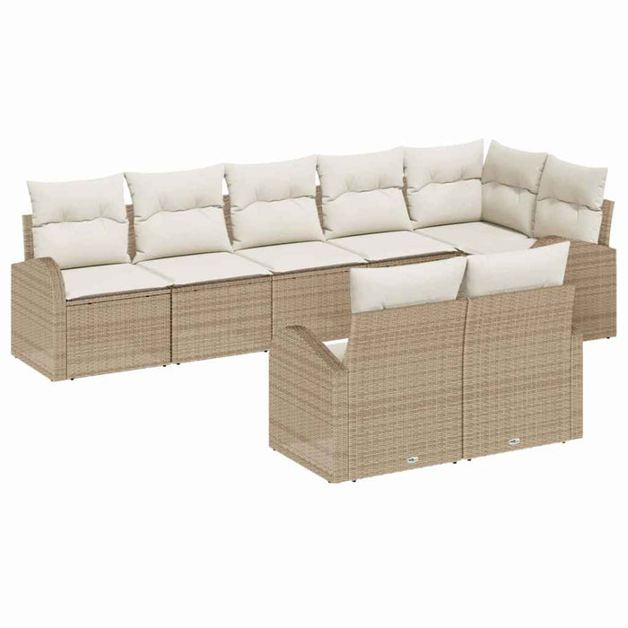 Set de canapele pentru grădină cu pernă 8 pcs 289 x 124 x 85 cm - WALTI WALTI