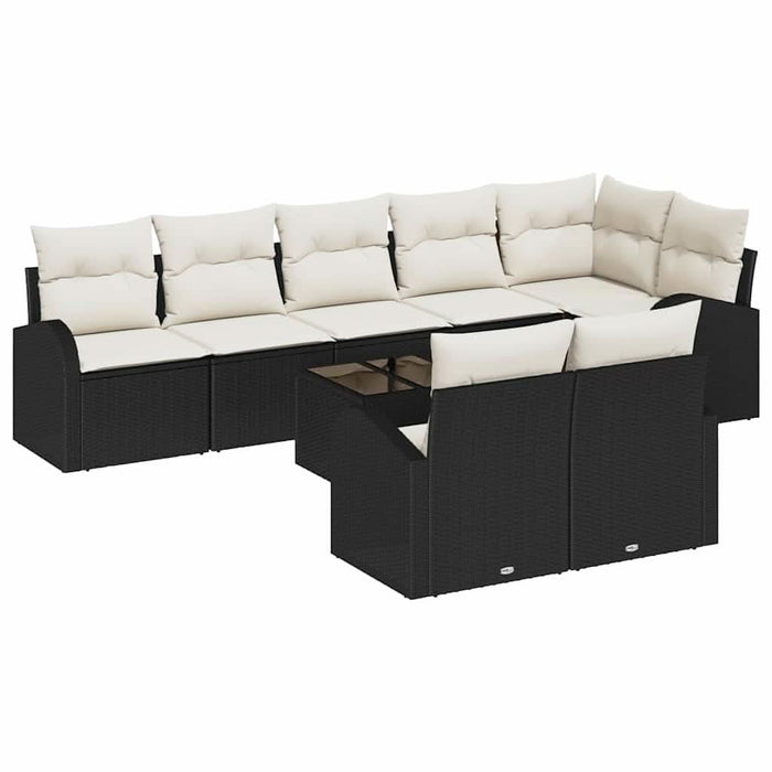 Set de canapele pentru grădină cu pernă 9 pcs 289 x 124 x 85 cm - WALTI WALTI