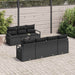 Set de canapele pentru grădină 8 pcs Negru 55 x 55 x 37 cm - WALTI WALTI