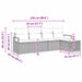 Set de canapea 5 pcs Maro poliratan - WALTI WALTI