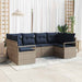 Set de canapea cu pernă 6 pcs Gri Poli Rattan - WALTI WALTI