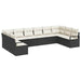 Set Canapea vidaXL cu 10 Piese cu Perne Negru Ratan Polimer - WALTI WALTI