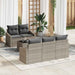 Set de canapele pentru grădină cu pernă 6 pcs Gri deschis - WALTI WALTI