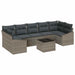 Set de canapele pentru grădină Manual 8 pcs Gri 55 x 55 x 37 cm - WALTI WALTI