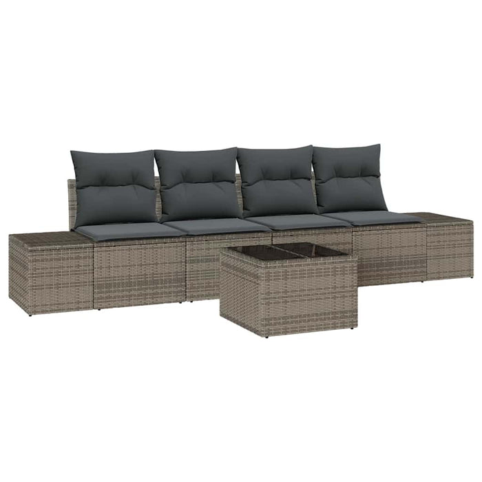 Set de canapele pentru grădină Manual 5 pcs Gri 55 x 55 x 37 cm - WALTI WALTI