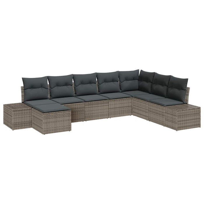 Set de canapele pentru grădină cu pernă 8 pcs 319 x 209 x 85 cm - WALTI WALTI