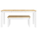 Set de sufragerie din 3 piese PANAMA din lemn masiv de pin alb - WALTI WALTI