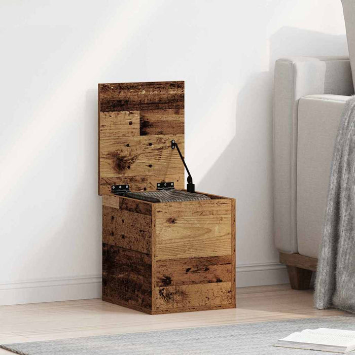 Cutie de depozitare Lemn Vechi 30 x 35 x 35 cm Lemn compozit - WALTI WALTI