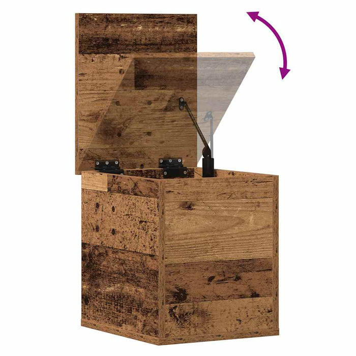 Cutie de depozitare Lemn Vechi 30 x 35 x 35 cm Lemn compozit - WALTI WALTI