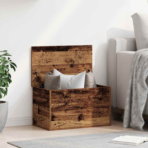 Cutie de depozitare Lemn Vechi 60 x 35 x 35 cm Lemn compozit - WALTI WALTI
