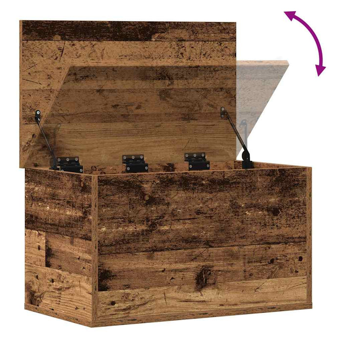 Cutie de depozitare Lemn Vechi 60 x 35 x 35 cm Lemn compozit - WALTI WALTI