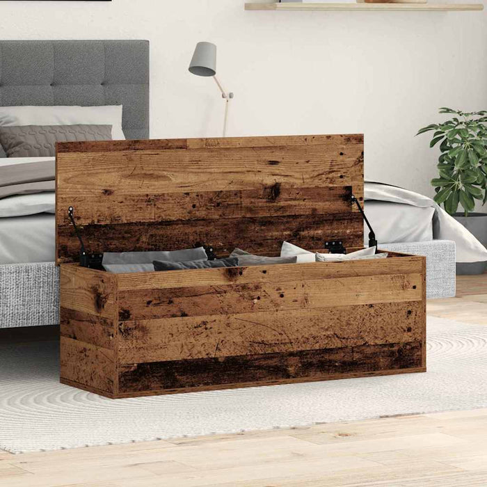 Cutie de depozitare Lemn Vechi 102 x 35 x 35 cm Lemn compozit - WALTI WALTI