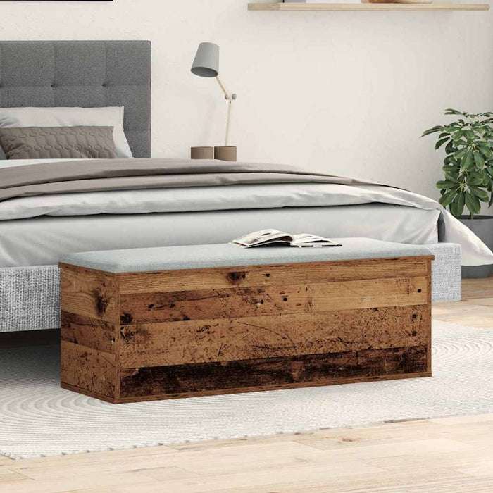 Cutie de depozitare Lemn Vechi 102 x 35 x 35 cm Lemn compozit - WALTI WALTI