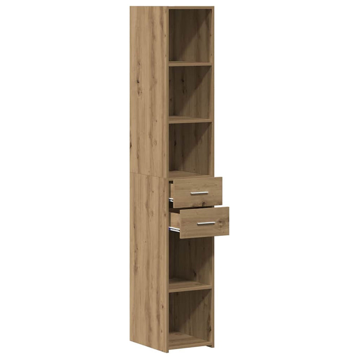 Bibliotecă cu sertar Stejar Artizanal 30 x 42.4 x 185.2 cm - WALTI WALTI