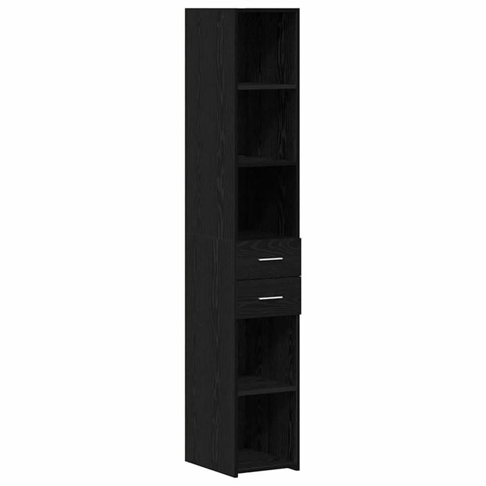 Bibliotecă cu sertar Stejar Negru 30 x 42.4 x 185.2 cm - WALTI WALTI