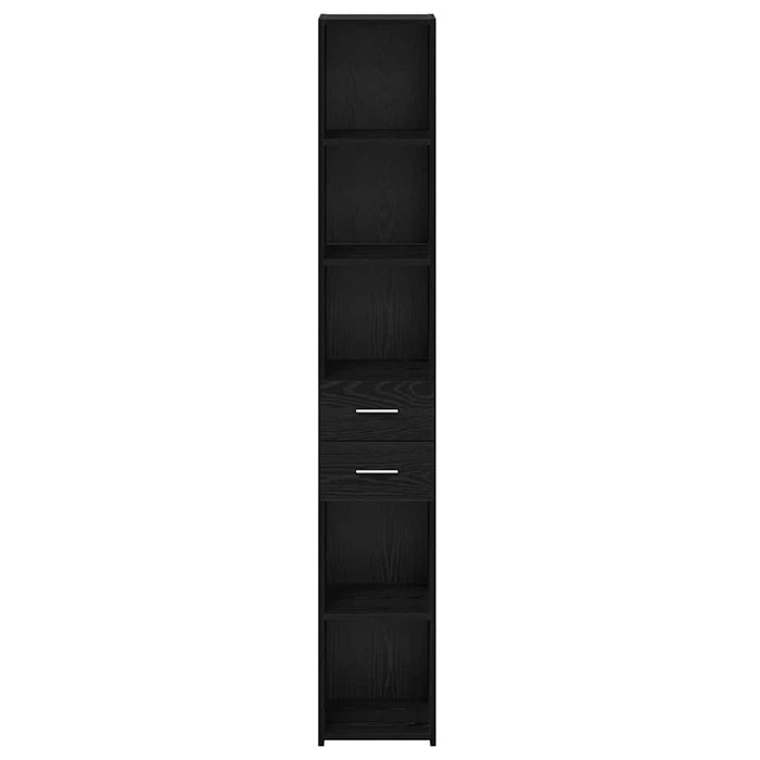 Bibliotecă cu sertar Stejar Negru 30 x 42.4 x 185.2 cm - WALTI WALTI