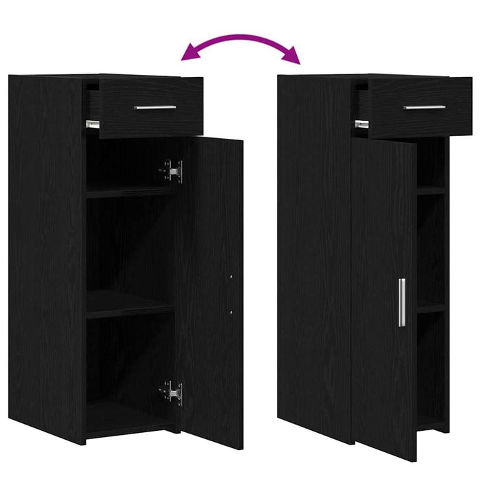 Bufet cu sertar Stejar Negru 30 x 42,5 x 93 cm - WALTI WALTI