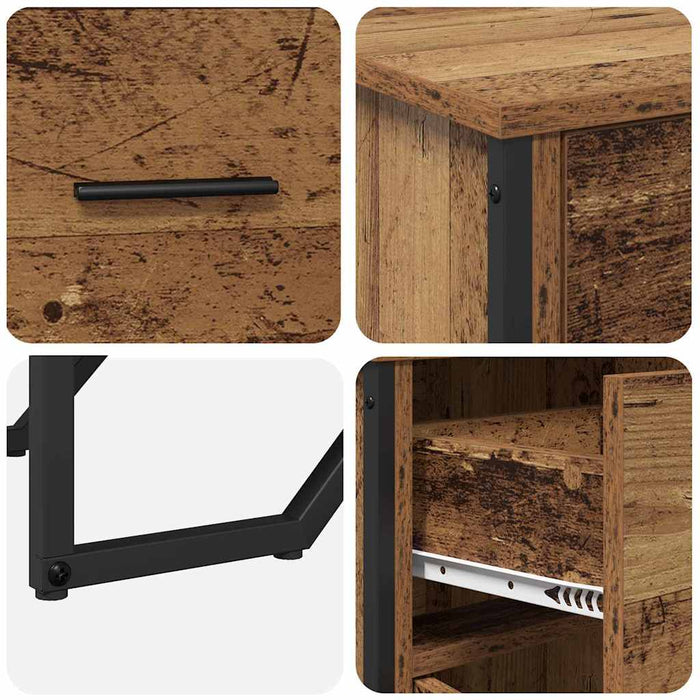 Bufet cu sertar Lemn vechi 97 x 32,5 x 74,5 cm - WALTI WALTI