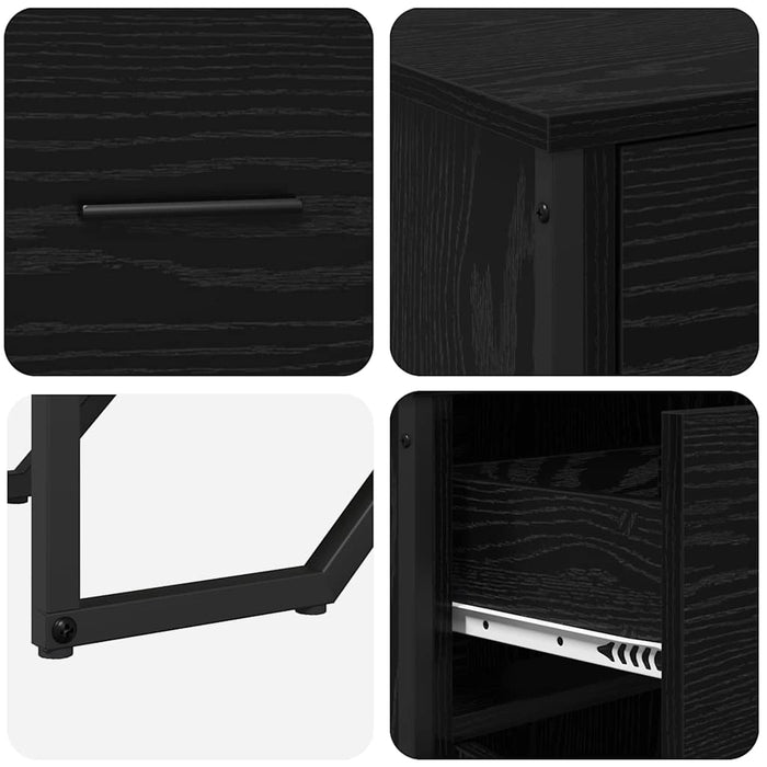 Bufet cu sertar Stejar Negru 97 x 32,5 x 74,5 cm - WALTI WALTI