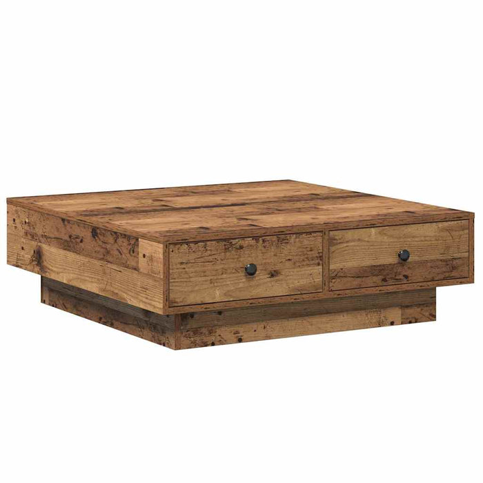 Masă de cafea Lemn vechi 90 x 90 x 28 cm Lemn compozit - WALTI WALTI