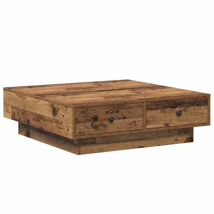 Masă de cafea Lemn vechi 90 x 90 x 28 cm Lemn compozit - WALTI WALTI