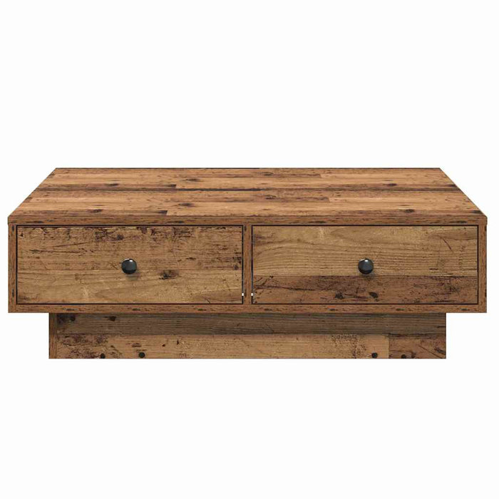 Masă de cafea Lemn vechi 90 x 90 x 28 cm Lemn compozit - WALTI WALTI