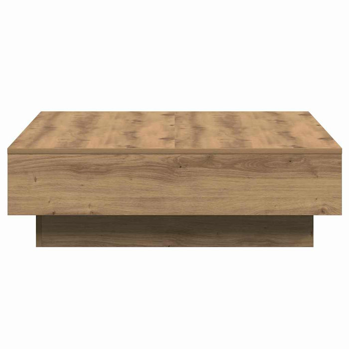 Masă de cafea Stejar Artizanal 90 x 90 x 28 cm Lemn compozit - WALTI WALTI