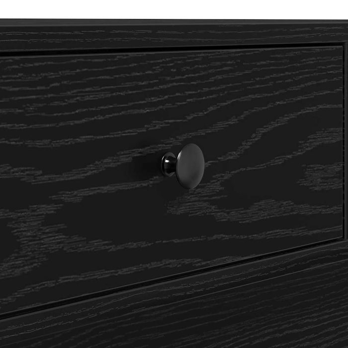 Masă de cafea Stejar Negru 90 x 90 x 28 cm Lemn compozit - WALTI WALTI