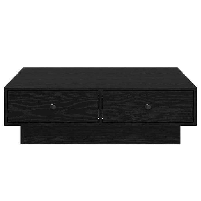 Masă de cafea Stejar Negru 90 x 90 x 28 cm Lemn compozit - WALTI WALTI
