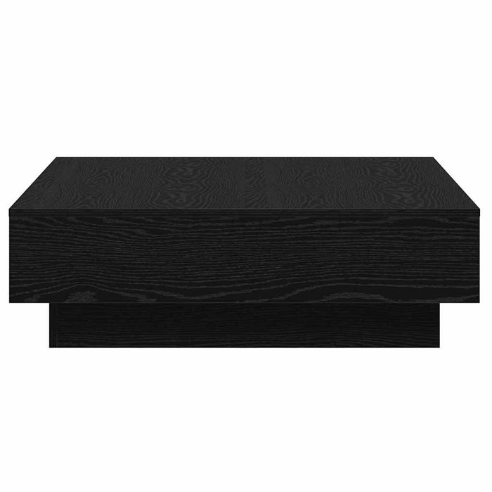 Masă de cafea Stejar Negru 90 x 90 x 28 cm Lemn compozit - WALTI WALTI