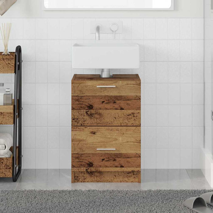 Dulap de Baie cu raft Lemn Vechi 40 x 37 x 59 cm Lemn compozit - WALTI WALTI