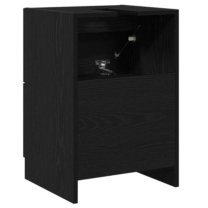 Dulap de Baie cu ușă Stejar Negru 40 x 37 x 59 cm Lemn compozit - WALTI WALTI